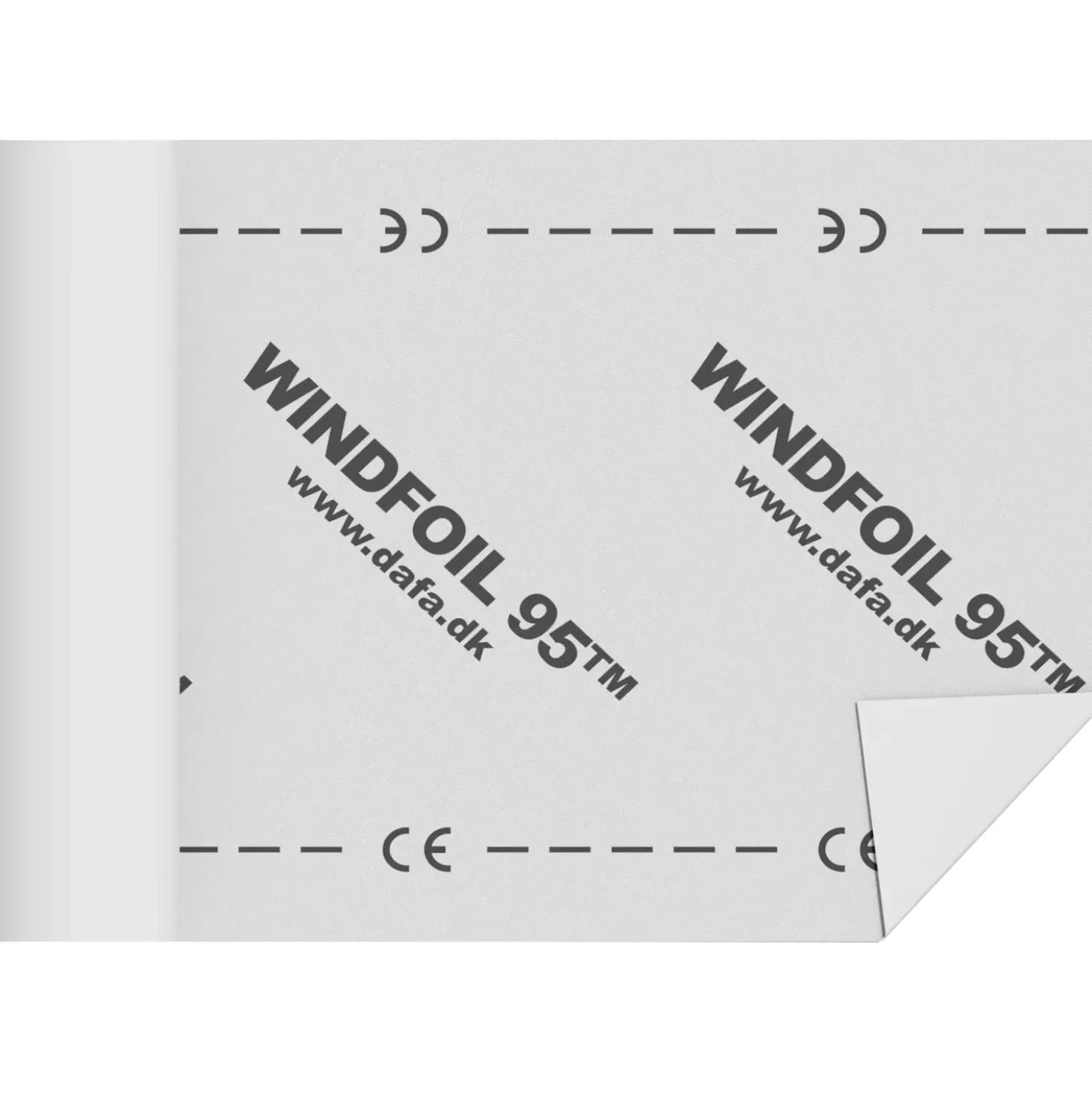 Dafa WindFoil 95 vindspærre hvid 1,5x50m