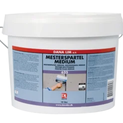Dana 625 mester spartelmasse medium grå 10 L