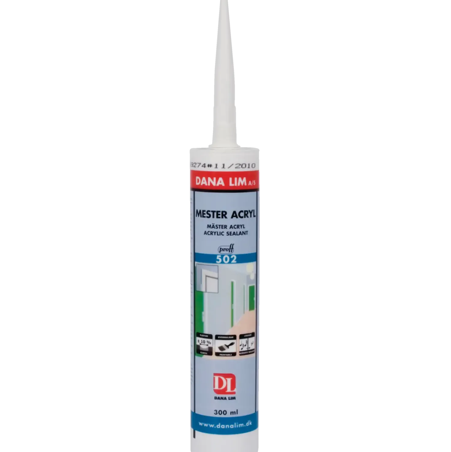Dana Proff mester acryl 502 hvid 300 ml