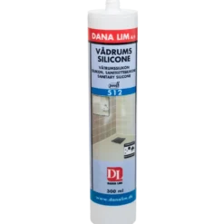 Dana proff vådrumssilicone 512 antracit 300 ml