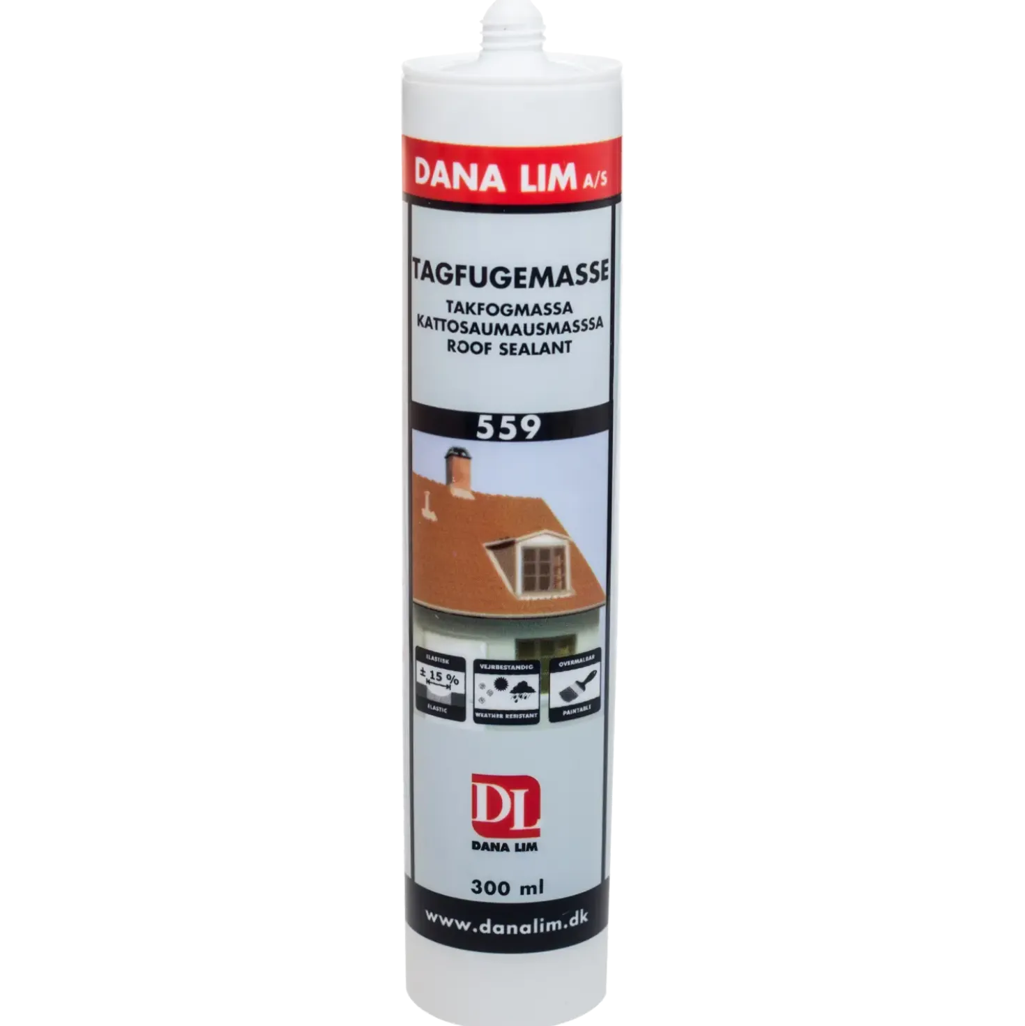 Dana 559 tagfugemasse 300 ml transparent