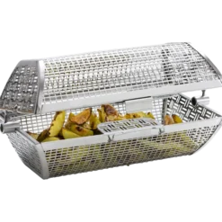 Dangrill rund rotisserikurv