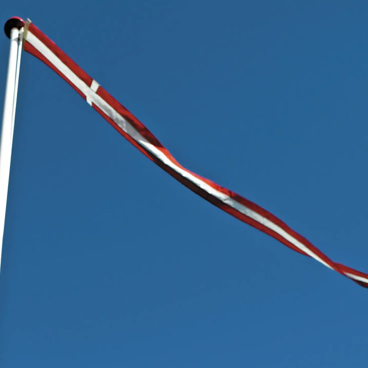 DanoMast Dannebrogsvimpel til 6 meter mast 20x300 cm.