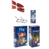 DanoMast flagstang 8 m inkl. spændebeslag og Dannebrog