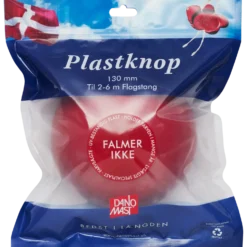 DanoMast rød plast knop til 2-6 meter 135 mm