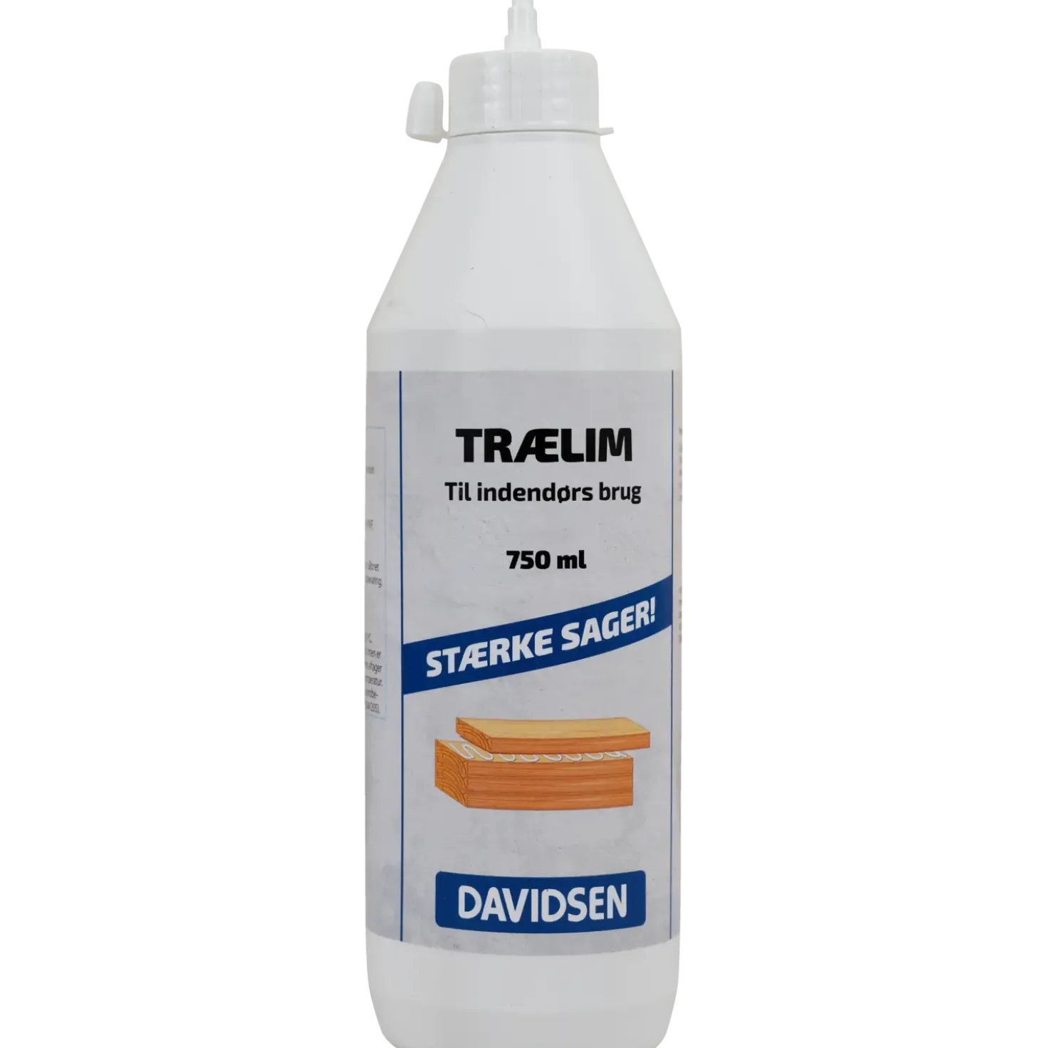 Davidsen trælim D2 tube til indendørs brug 750 ml