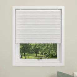 Debel plisségardin Touch, hvid 90x210 cm.