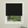Debel touch LR plissegardin sort 90x160 cm