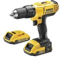 DeWALT DCD771D2-QW 18V bore-/skruemaskine 2x2.0 Ah batteri og lader