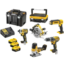 DeWALT DCK500P3T-QW kombo-kit 3x5.0 Ah batterier