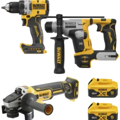 DeWALT DCK355P2T-QW 18V kombokit med 3 maskiner 2x5.0 Ah batterier