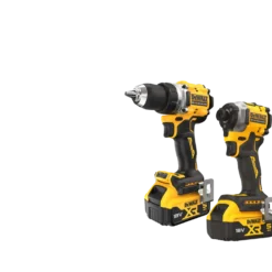 Dewalt DCK2051P2T-QW 18V XR sæt boremaskine, slagskruetrækker 2x5Ah batterier med 4A lader og kuffert