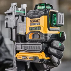 DeWALT DCLE34031D1-QW multilinjelaser grøn 18V 3x360 1x 2.0 Ah batteri og lader