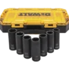DeWALT DWMT74737 slagtoppe 1/2" sæt 7 dele
