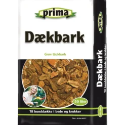 Dækbark 2250 liter, palle med 45 sække á 50 liter
