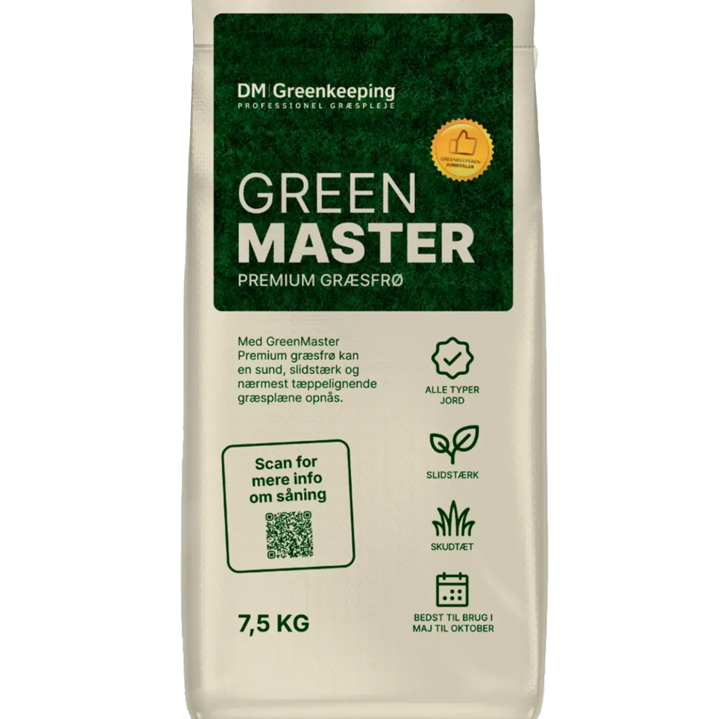 DM Greenkeeping GreenMaster premium græsfrø 7,5 kg
