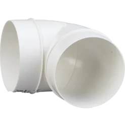 Duka bøjning 90° Ø100 mm hvid