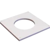 Duka dækplade S7 Ø100x195x195 mm hvid