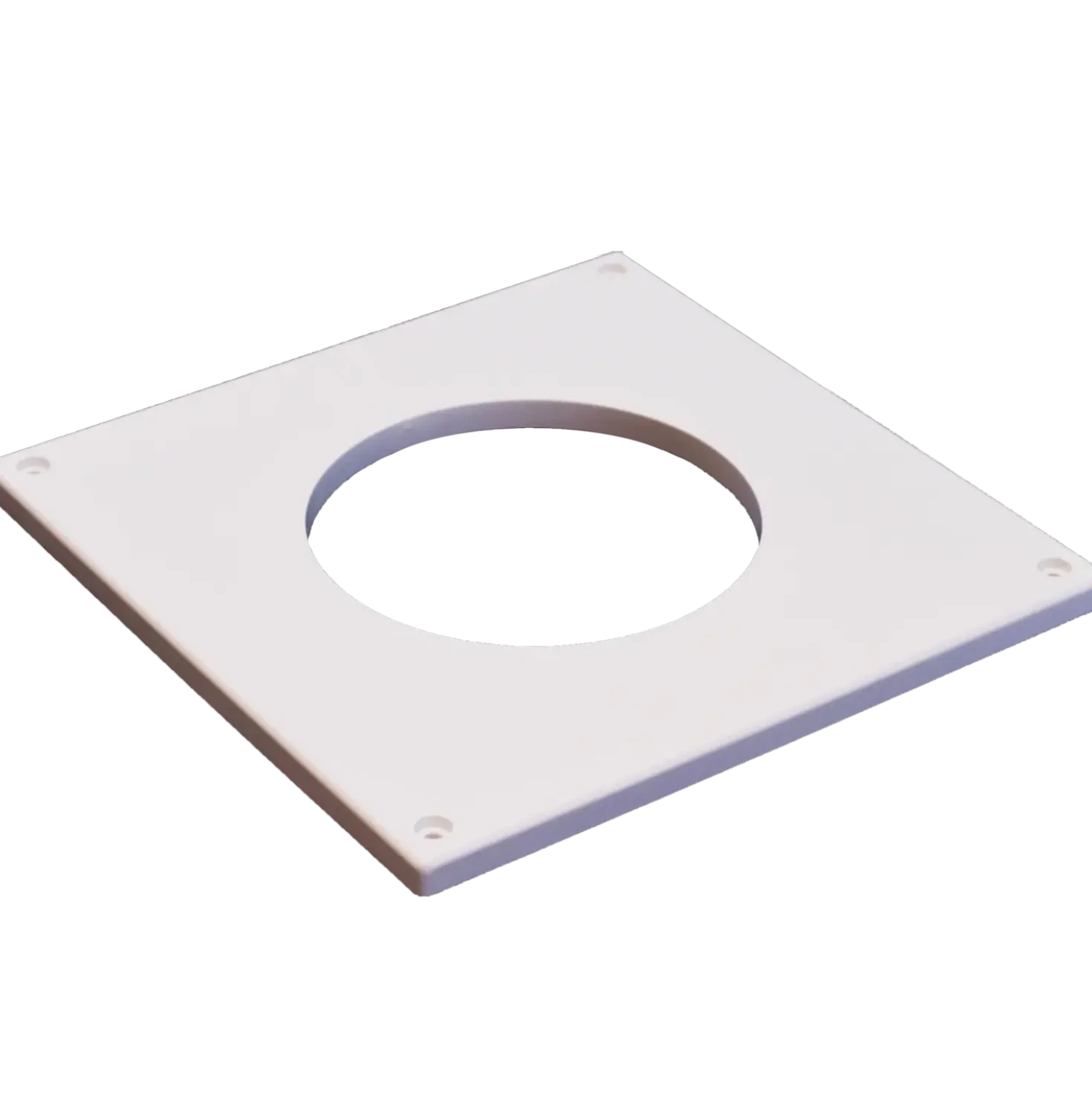 Duka dækplade S7 Ø100x195x195 mm hvid