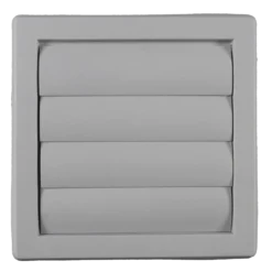 Duka lamelventil type 70 grå 180x180 mm indv. 150 mm