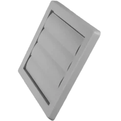 Duka lamelventil type 70 grå 180x180 mm indv. 150 mm