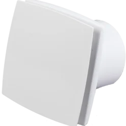Duka ventilator EL 700Q TH fugt og tidsstyret - hvid - Ø100 mm