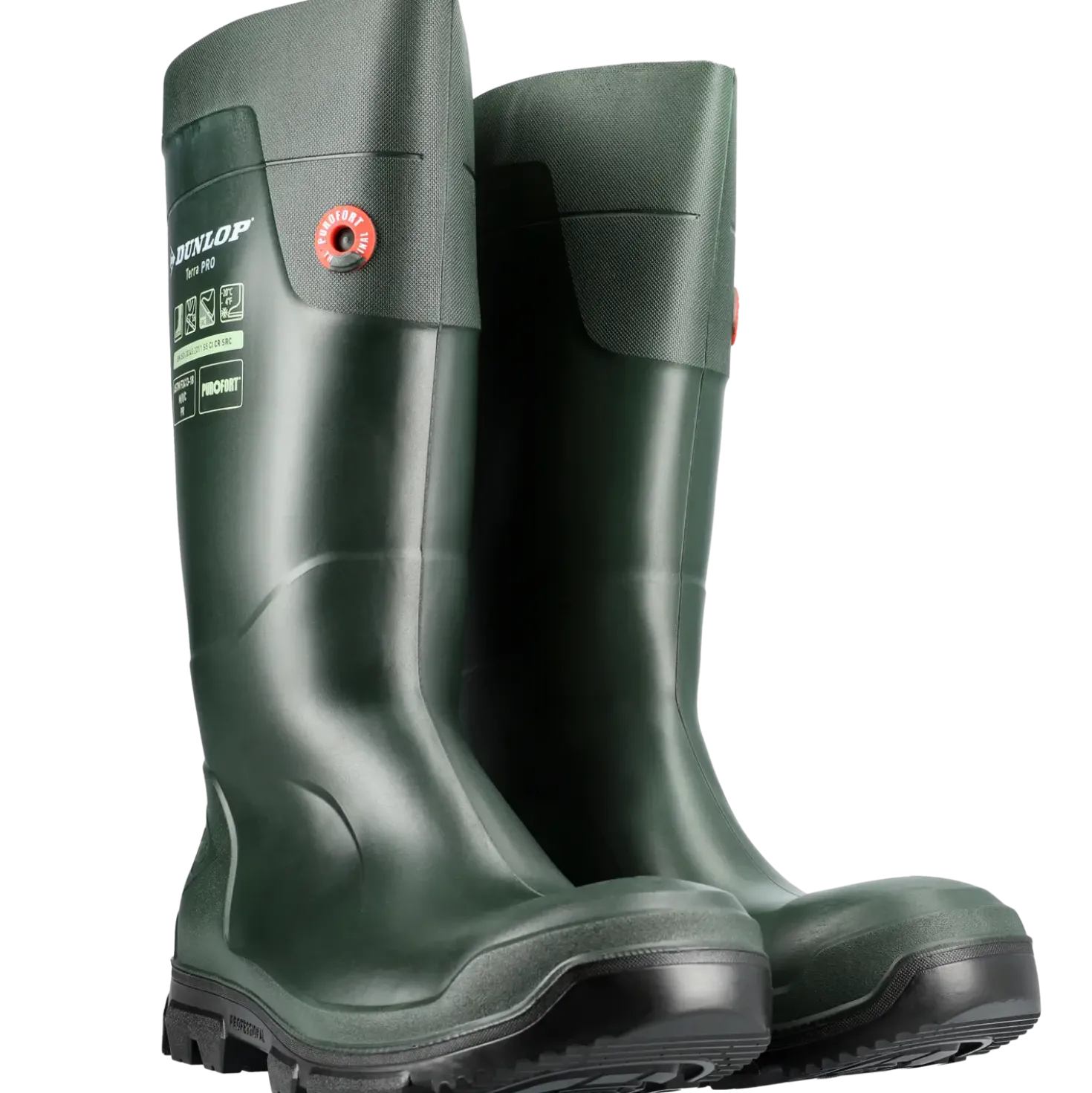 Dunlop purofort terrapro grøn str. sikkerhedsgummistøvle grøn str. 47