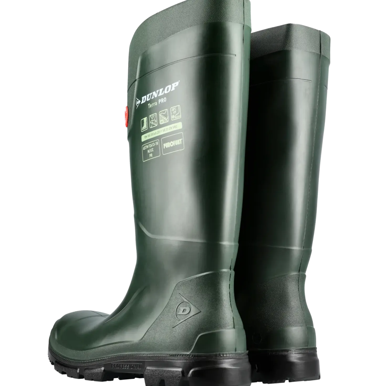 Dunlop purofort terrapro grøn str. sikkerhedsgummistøvle grøn str. 47