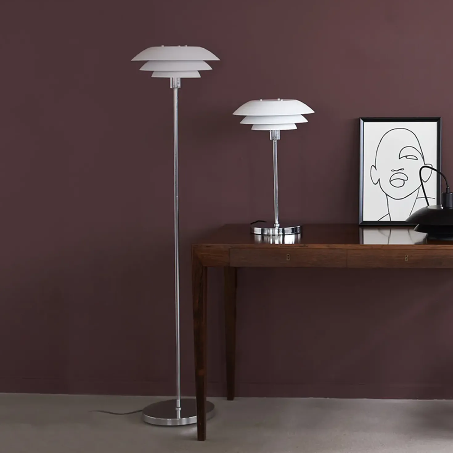 Dyberg Larsen DL20 bordlampe G9 mat hvid