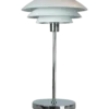 Dyberg Larsen DL31 bordlampe mat hvid
