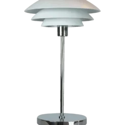 Dyberg Larsen DL31 bordlampe mat hvid