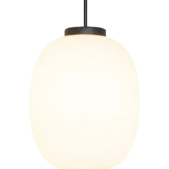 Dyberg Larsen DL39 cafépendel mat hvid opalglas Ø25 cm