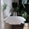 Dyberg Larsen DL31 pendel Ø31 cm E27 opal glas