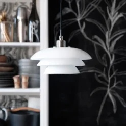 Dyberg Larsen DL20 pendel Ø20 cm opal glas