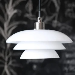 Dyberg Larsen DL20 pendel Ø20 cm opal glas