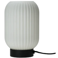 Dyberg Larsen riflet bordlampe E27 opal