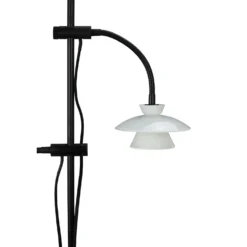 Dyberg Larsen Valby opal gulvlampe G9 sort