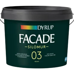 Dyrup facademaling silomur 3 hvid 9 L