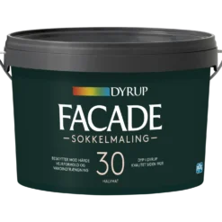 Dyrup facade sokkelmaling sort 2,25 L