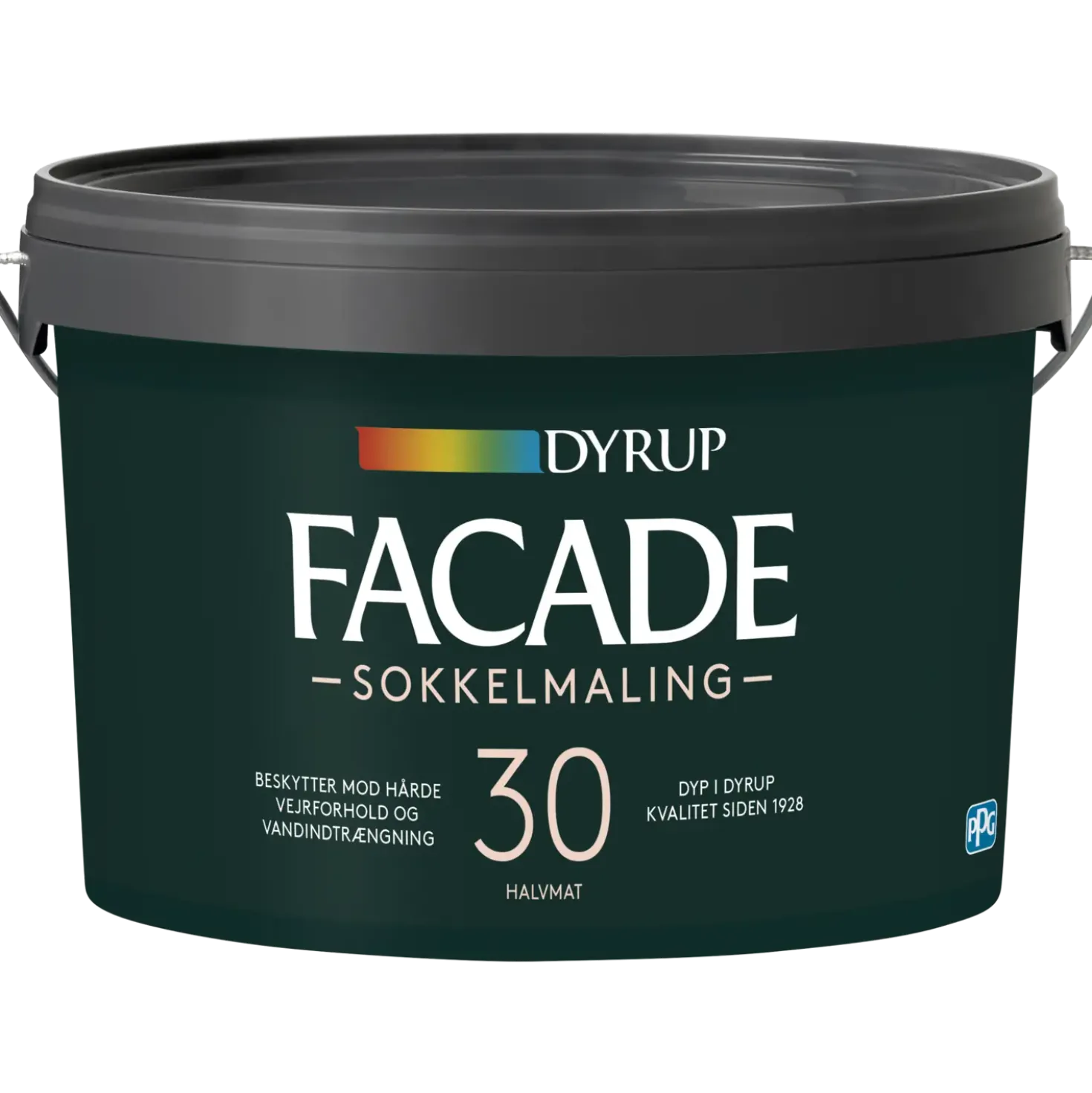 Dyrup facade sokkelmaling sort 2,25 L
