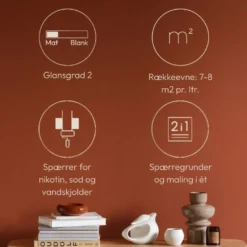Dyrup loft- og vægmaling ekstra spærrende 2 hvid 4,5 L