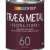 Dyrup træ og metalmaling ekstra stærk 60 hvid 1 L