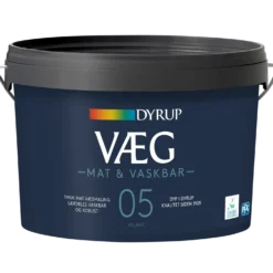 Dyrup vægmaling mat og vaskbar 05 2,25 L