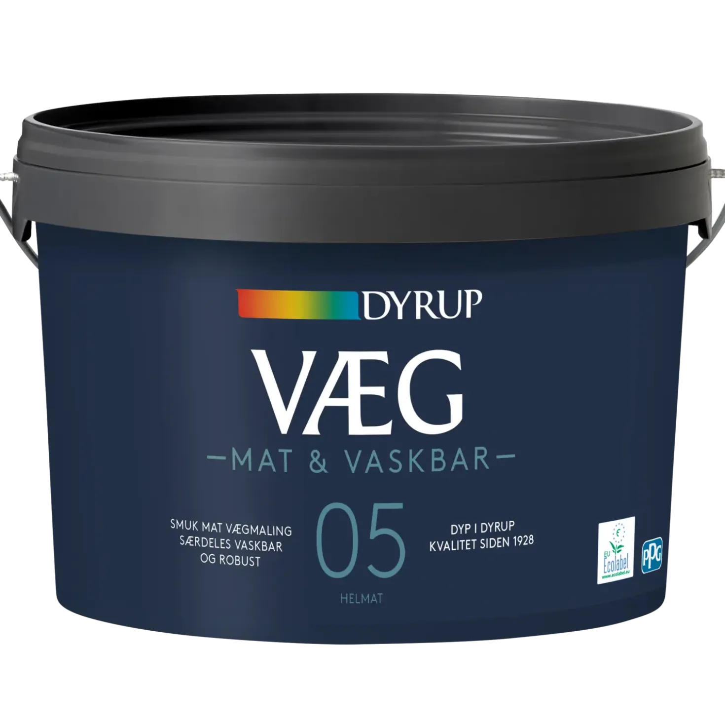 Dyrup vægmaling mat og vaskbar 05 2,25 L