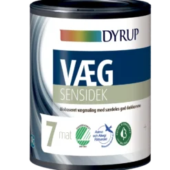 Dyrup vægmaling Sensidek 7 hvid 0,75 L