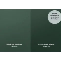 Dyrup Væg Mat & Vaskbar 05 mat vægmaling hvid 9 L