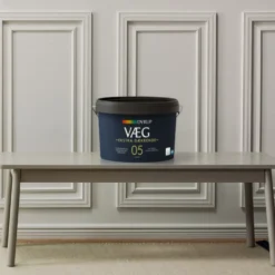 Dyrup Væg 05 vægmaling ekstra dækkende hvid 0,75 L