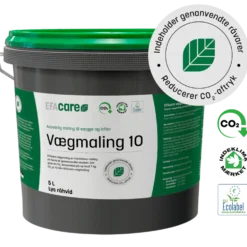 Efacare vægmaling glans 10 5 L lys råhvid