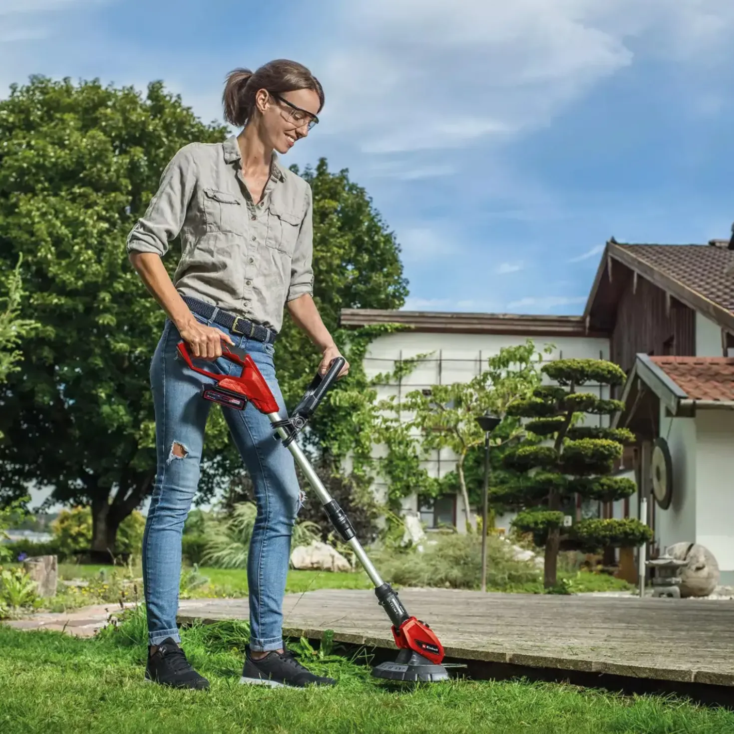 Einhell GE-CT 18 Li 18V græstrimmer 24 cm - inkl. 2,5Ah batteri og lader