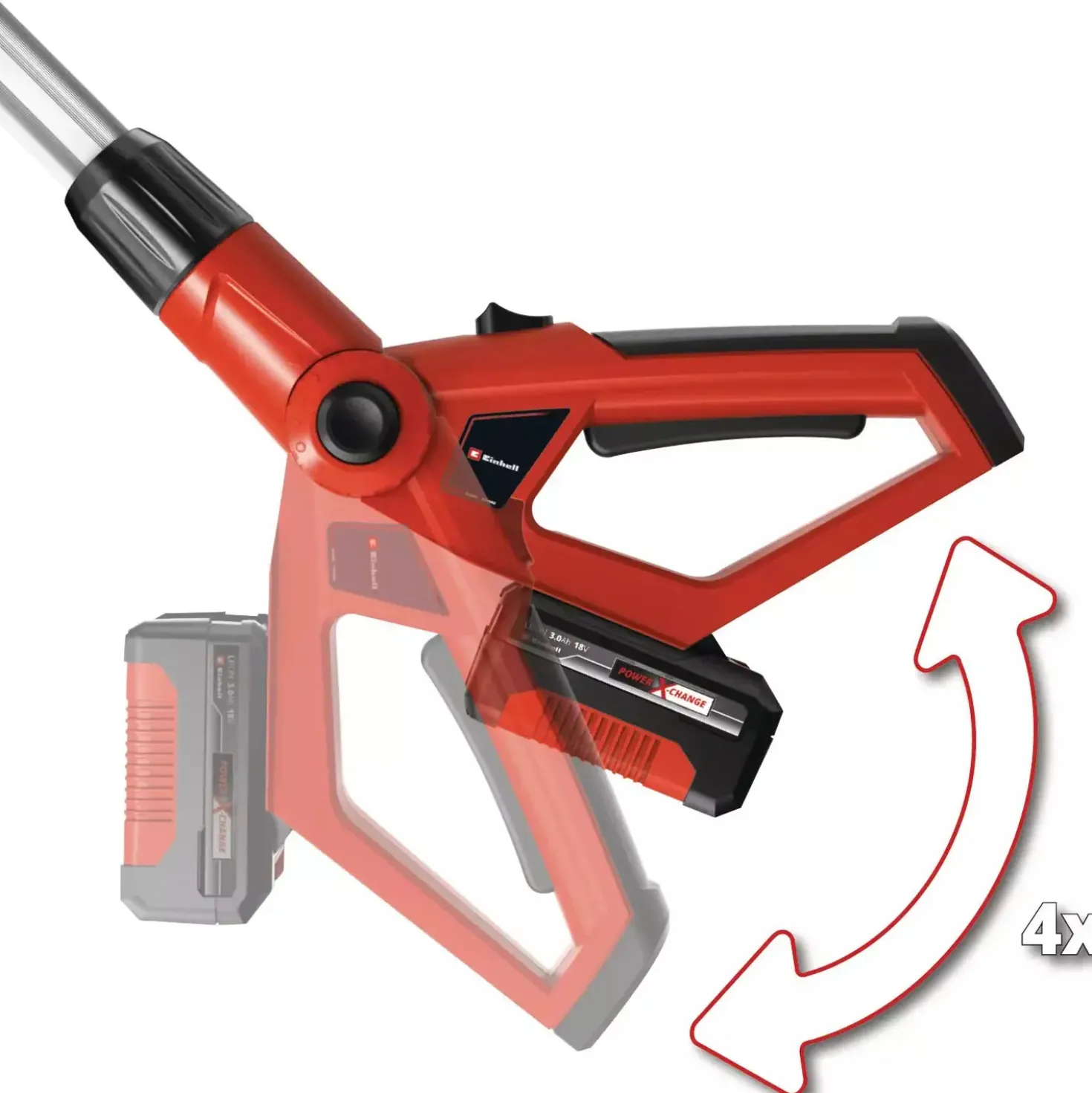 Einhell GE-LC 18 Li T 18V grensav m/teleskop solo